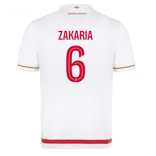AS Monaco Denis Zakaria #6 Replika Hemmatröja 2025-26 Kortärmad